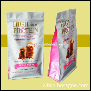 high quality resealable animal feed pouch